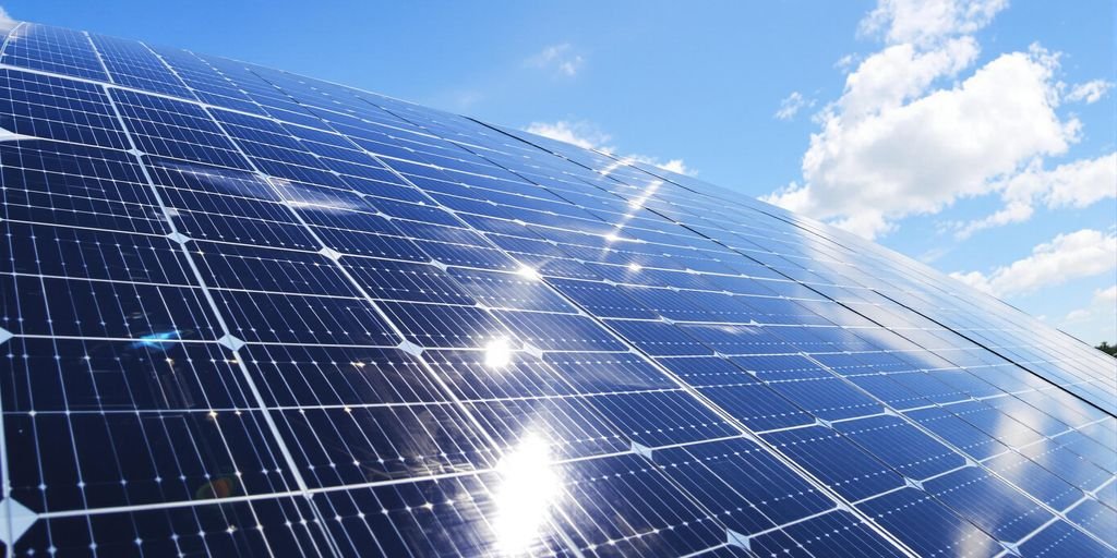 Panel solar flexible en un tejado