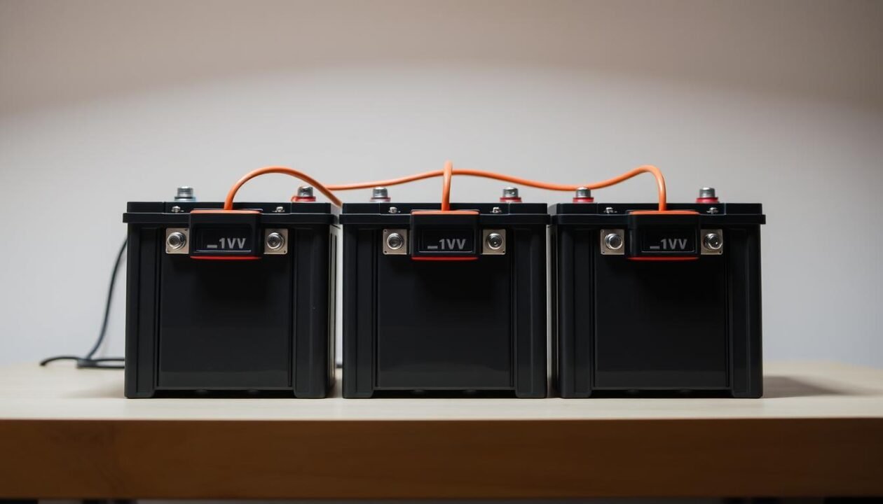 branchement 3 batterie 12v en série