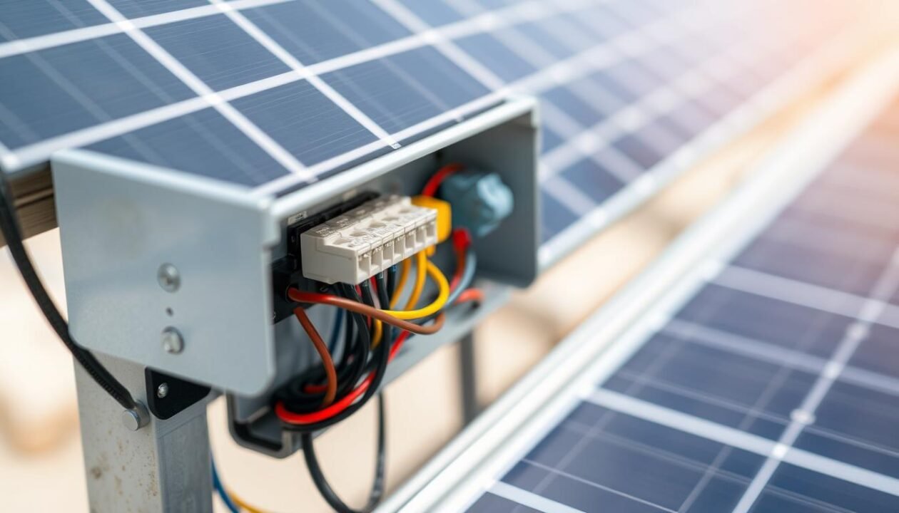 branchement panneau solaire