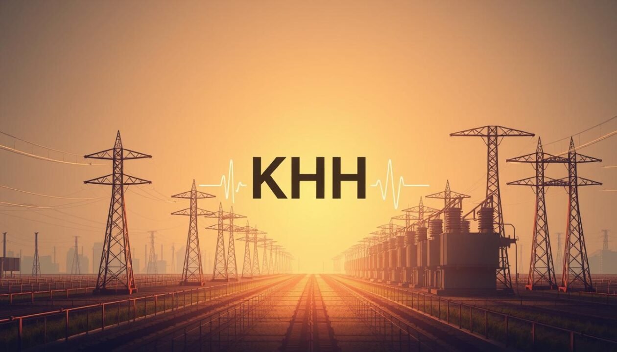 A detailed, technical illustration of the utilization of the kilowatt-hour (kWh) in the energy sector. Set against a softly lit, minimalist background, the foreground showcases a meticulously rendered power grid, with sleek power lines, transformers, and substations. In the middle ground, a stylized representation of a kWh unit pulses with energy, its measurement unit clearly visible. The lighting is warm and inviting, conveying the importance and ubiquity of this fundamental energy metric. The overall composition is balanced and harmonious, reflecting the efficient and seamless integration of the kWh into modern energy systems.