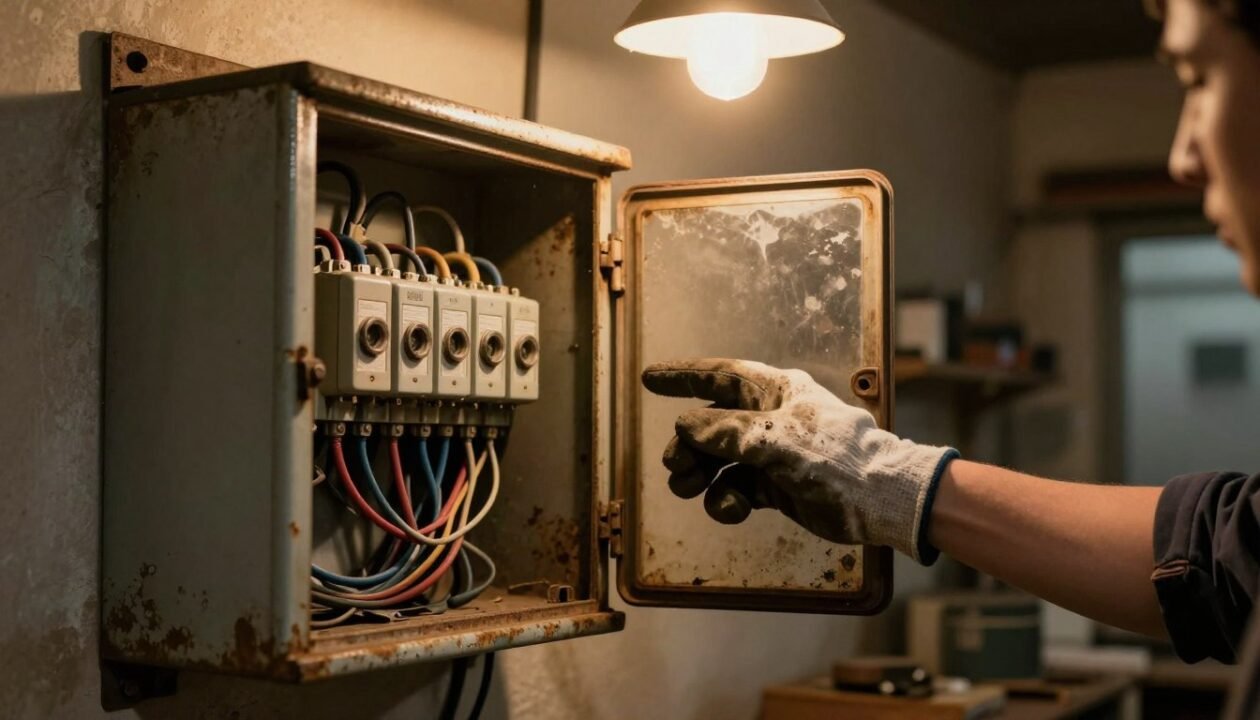 vieux tableau électrique